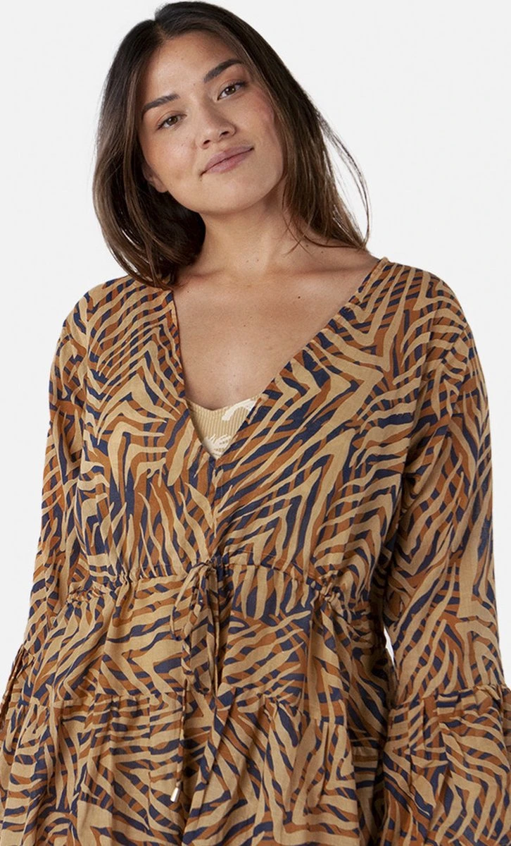 Barts Pacificon Dress Beige Dames Jurk - Maat One Size 6 Barts Pacificon Dress Beige Dames Jurk - Maat One Size - Afbeelding 4