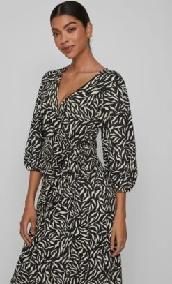 Vila Jurk Visteffi Zafia 3/4 Midi Wrap Dress/su 14086515 Black/zafia Dames Maat - M 12 Vila Jurk Visteffi Zafia 3/4 Midi Wrap Dress/su 14086515 Black/zafia Dames Maat - M -Trendyo Trendy Winkel 728x1200 11