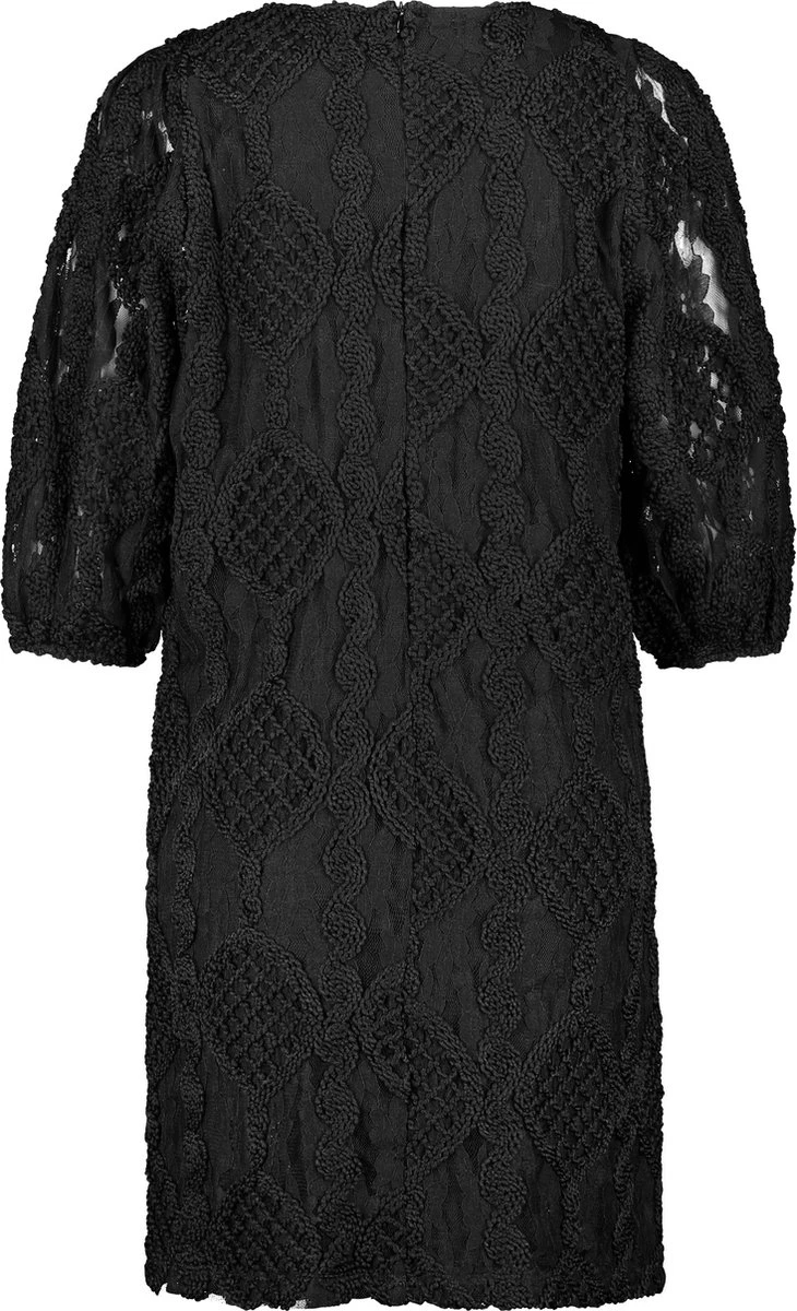 TAIFUN Dames Kanten Jurk Schwarz-42 8 TAIFUN Dames Kanten Jurk Schwarz-42 - Afbeelding 6