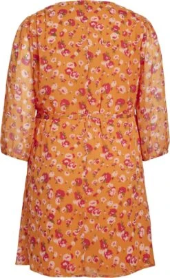 EVOKED VILA VIFALIA V-NECK 3/4 DRESS/SU/CUR Dames Jurk - Maat 52 -Trendyo Trendy Winkel 734x1200 10