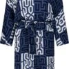 Zoso Jurk Leonie Fabric Printed Dress 231 0008-0015 Navy Blue Dames Maat - M -Trendyo Trendy Winkel 738x1200 10