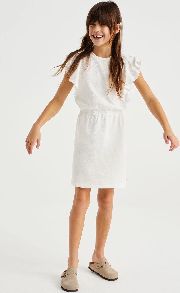 WE Fashion Meisjes Jurk Met Structuur 5 WE Fashion Meisjes Jurk Met Structuur - Afbeelding 3