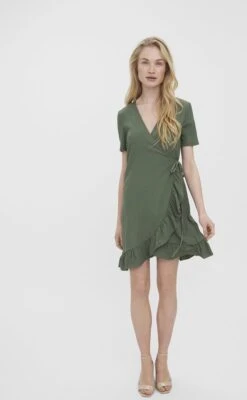 VERO MODA VMHAYA SHORT DRESS GA NOOS Dames Jurk - Maat XXL 18 VERO MODA VMHAYA SHORT DRESS GA NOOS Dames Jurk - Maat XXL -Trendyo Trendy Winkel 741x1200 1