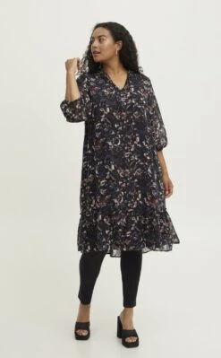 Fransa Plus FPCILLE DR 1 Dames Jurk - Maat 52 -Trendyo Trendy Winkel 743x1200 3