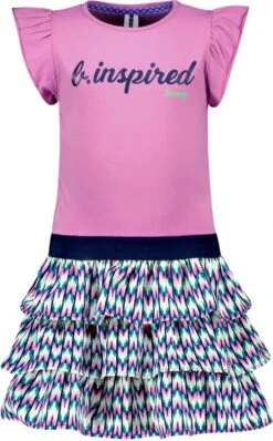 B.Nosy - Jurk Illona - Orchid - Maat 116