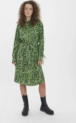 VERO MODA VMFREJA LS BLK SHIRT DRESS WVN Dames Jurk - Maat S -Trendyo Trendy Winkel 747x1200 4