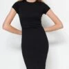 Trendyol Vrouwen Standaard Mouw Ronde Hals Bodycon Jurk -Trendyo Trendy Winkel 748x1200 4