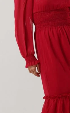 Na-kd Smocked Detail Ankle Dress Jurken Dames - Kleedje - Rok - Jurk - Rood - Maat 34 10 Na-kd Smocked Detail Ankle Dress Jurken Dames - Kleedje - Rok - Jurk - Rood - Maat 34 -Trendyo Trendy Winkel 749x1200 2