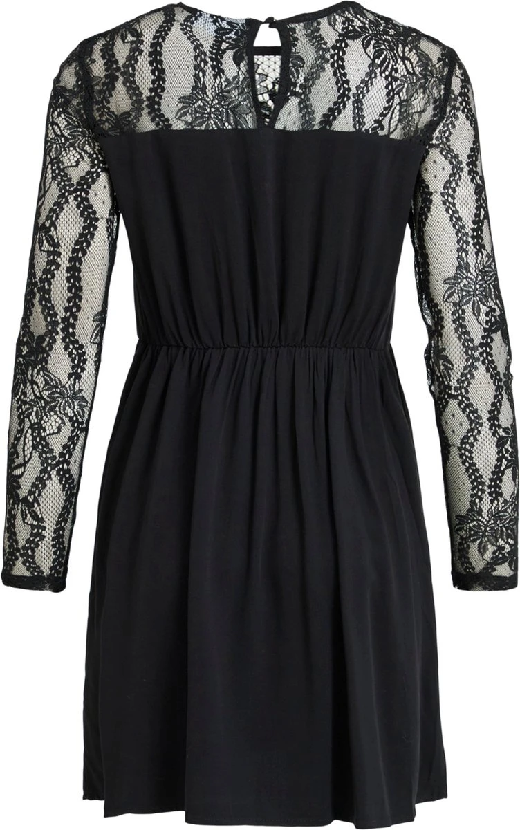 VILA VISUVITA O-NECK L/S LACE DRESS/SU/BF Dames Jurk - Maat 42 4 VILA VISUVITA O-NECK L/S LACE DRESS/SU/BF Dames Jurk - Maat 42 - Afbeelding 2