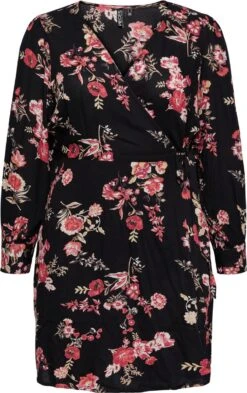 Pieces Kids PIECES PCNYA LS WRAP DRESS QX Dames Jurk - Maat 48