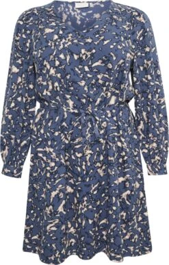 Kaffe Curve KCvella Dress Dames Jurk - Maat 52
