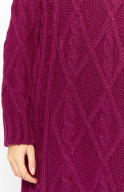 LOLALIZA Gebreide Trui-jurk - Paars - Maat M -Trendyo Trendy Winkel 777x1200 5