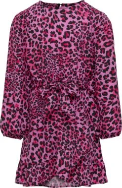 KIDS ONLY GIRL KOGSELMA L/S FAKE WRAP DRESS PTM Meisjes Jurk - Maat 152