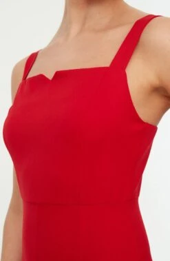 Trendyol Vrouwen Standaard Mouw Vierkante Kraag Bodycon Jurk -Trendyo Trendy Winkel 782x1200 4
