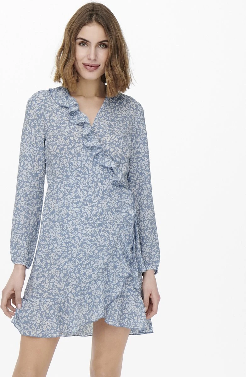 ONLY ONLCARLY L/S WRAP SHORT DRESS NOOS WVN Dames Jurk - Maat 36 9 ONLY ONLCARLY L/S WRAP SHORT DRESS NOOS WVN Dames Jurk - Maat 36 - Afbeelding 7