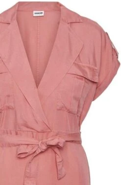 Noisy May Jurk Nmvera S/s Endi Tencel Dress Bg N 27005660 Sun Kissed Coral Dames Maat - S -Trendyo Trendy Winkel 783x1200 2