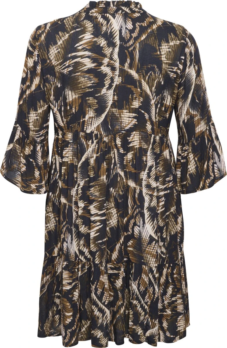 Kaffe Curve KCerin Ami Dress Dames Jurk - Maat 44 4 Kaffe Curve KCerin Ami Dress Dames Jurk - Maat 44 - Afbeelding 2