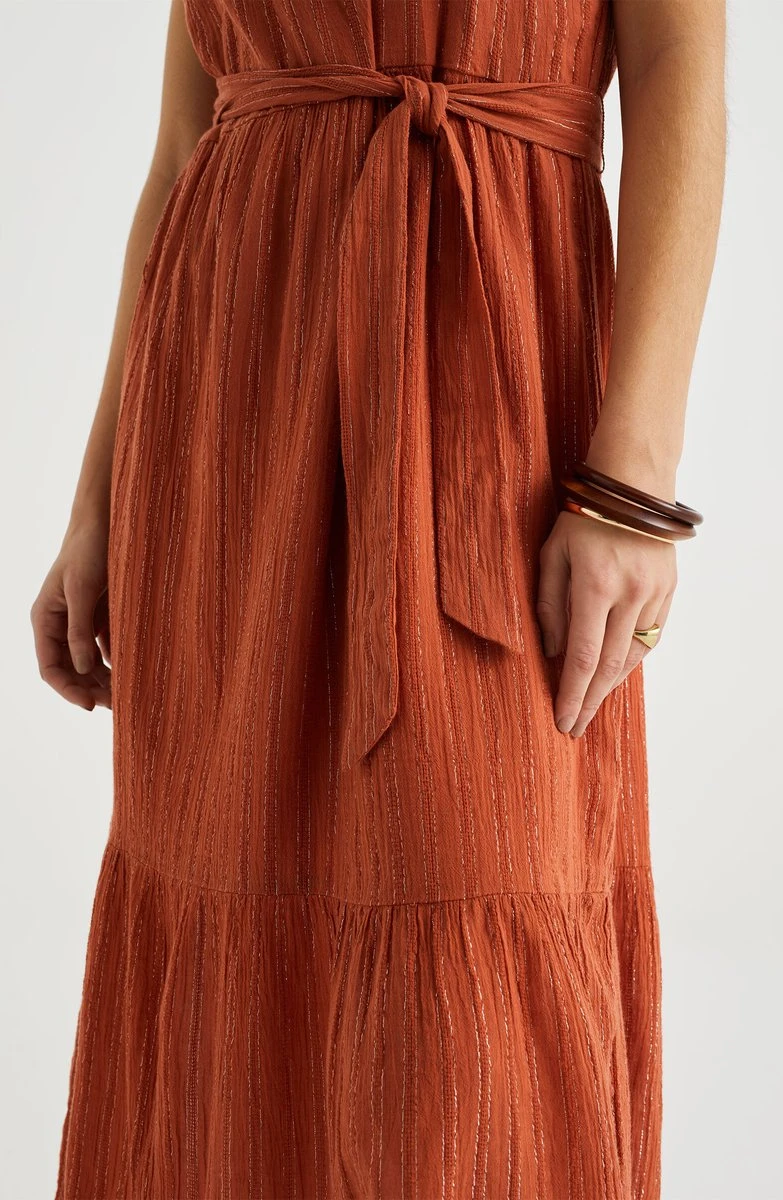 WE Fashion Dames Jurk Met Glittergaren 8 WE Fashion Dames Jurk Met Glittergaren - Afbeelding 6