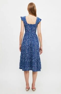 Trendyol Vrouwen Gepofte/ruche Mouw Vierkante Kraag A-lijn Jurk -Trendyo Trendy Winkel 785x1200 3