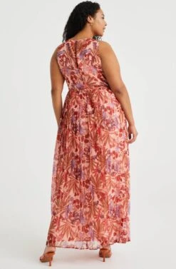 WE Fashion Dames Maxi-jurk Met Dessin - Curve -Trendyo Trendy Winkel 786x1200