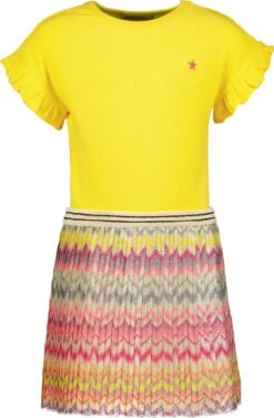 Like Flo - Jurk - Fuchsia - Maat 146