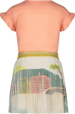Like Flo Fancy Plisse Dress Jurken Meisjes - Rok - Jurk - Multi - Maat 128 -Trendyo Trendy Winkel 787x1200