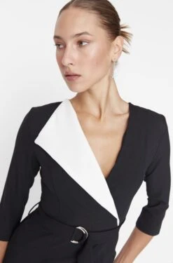 Trendyol Vrouwen Standaard Mouw Cache-coeur Blazerjurk Jurk -Trendyo Trendy Winkel 791x1200 6