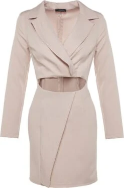 Trendyol Vrouwen Standaard Mouw Cache-coeur Omslag Jurk -Trendyo Trendy Winkel 793x1200 4