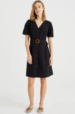 WE Fashion Dames Jurk Met Ceintuur -Trendyo Trendy Winkel 795x1200 4