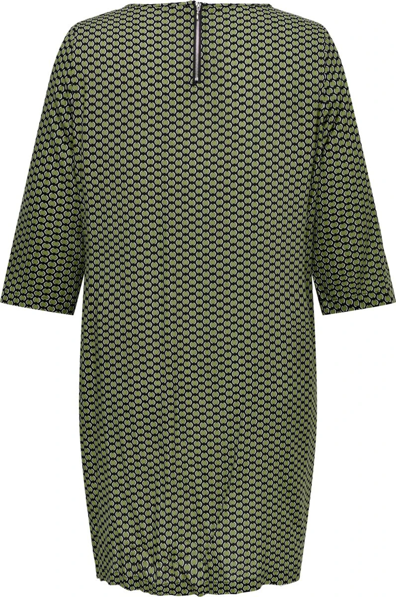 ONLY CARMAKOMA CARNOVA LOLLI LIFE 3/4 TUNIC DRESS AOP Dames Jurk - Maat 46 4 ONLY CARMAKOMA CARNOVA LOLLI LIFE 3/4 TUNIC DRESS AOP Dames Jurk - Maat 46 - Afbeelding 2