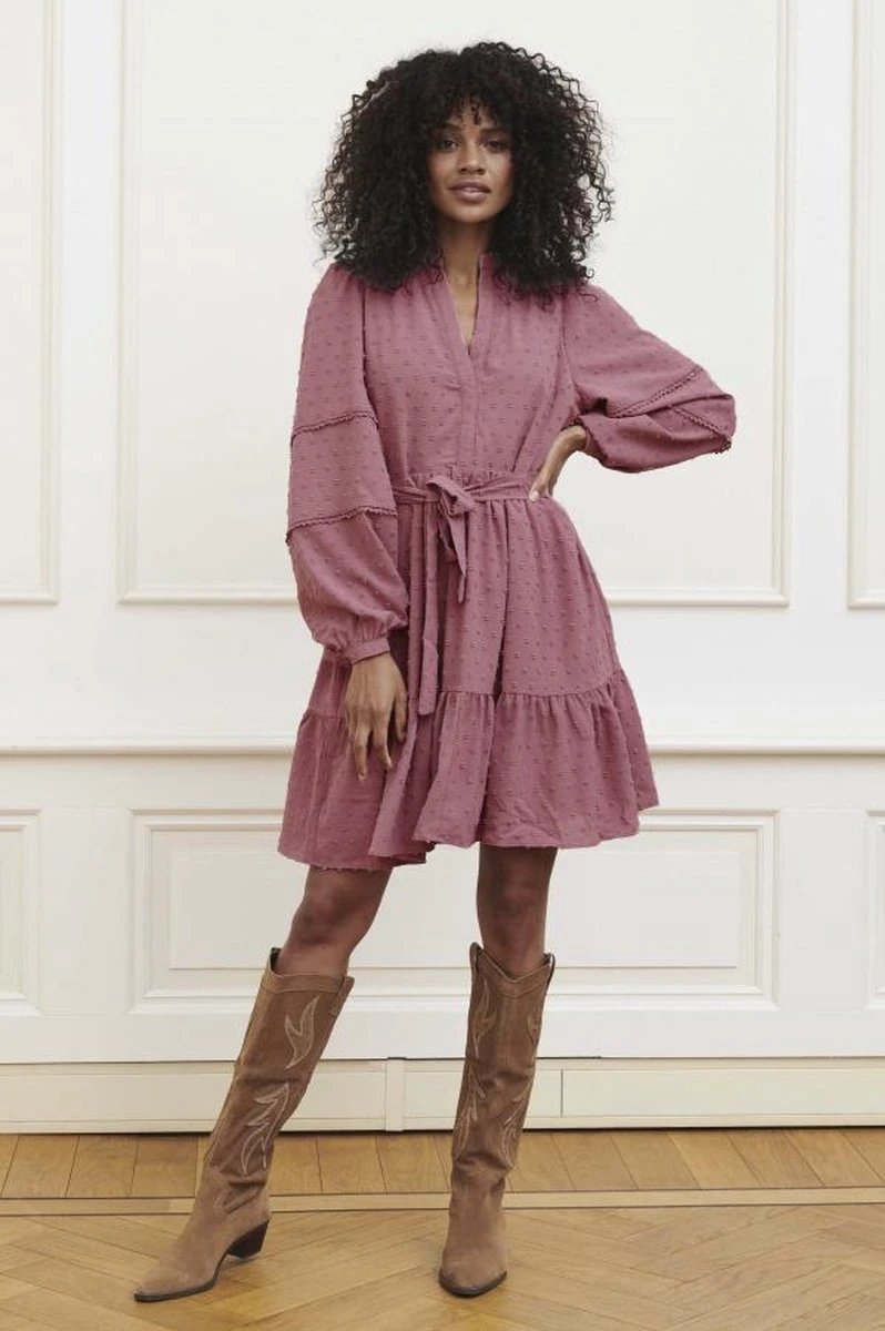 Lofty Manner Jurk Dress Ayesha My76 1 Pink Dames Maat - S 3 Lofty Manner Jurk Dress Ayesha My76 1 Pink Dames Maat - S