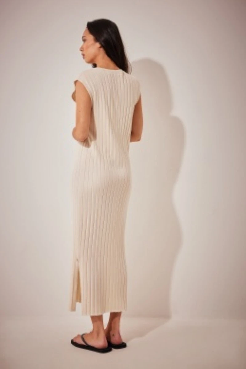 NA-KD Sleeveless Knitted Dress Dames Jurk - Maat XS 4 NA-KD Sleeveless Knitted Dress Dames Jurk - Maat XS - Afbeelding 2