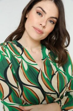 Cassis Lange Jurk In Viscose Met Etnisch Motief -Trendyo Trendy Winkel 799x1200 125