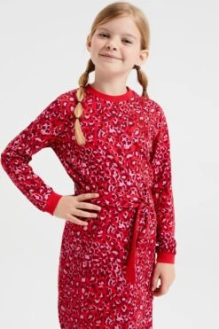 WE Fashion Meisjes Jurk Met Dessin En Strikceintuur - Maat 122/128 10 WE Fashion Meisjes Jurk Met Dessin En Strikceintuur - Maat 122/128 -Trendyo Trendy Winkel 799x1200 13