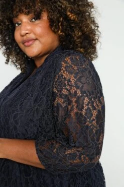 Paprika Korte, Effen Jurk Met Kant -Trendyo Trendy Winkel 799x1200 144