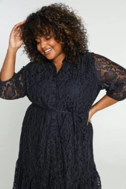 Paprika Korte, Effen Jurk Met Kant -Trendyo Trendy Winkel 799x1200 145