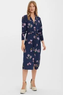 Vero Moda Jurk Vmlydia Ls Calf Shirt Dress Wvn 10278874 Navy Blazer Dames Maat - L 11 Vero Moda Jurk Vmlydia Ls Calf Shirt Dress Wvn 10278874 Navy Blazer Dames Maat - L -Trendyo Trendy Winkel 799x1200 157