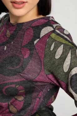 Cassis Korte Jurk Met Arabische Grafische Print -Trendyo Trendy Winkel 799x1200 217