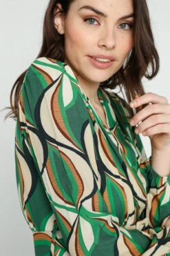 Cassis Lange Jurk In Viscose Met Etnisch Motief 23 Cassis Lange Jurk In Viscose Met Etnisch Motief -Trendyo Trendy Winkel 799x1200 231