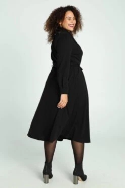 Promiss Halflange, Effen Uitlopende Jurk -Trendyo Trendy Winkel 799x1200 400