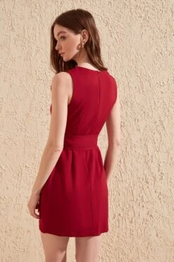 Trendyol Vrouwen Standaard Mouw Ronde Hals A-lijn Jurk -Trendyo Trendy Winkel 800x1200 1029