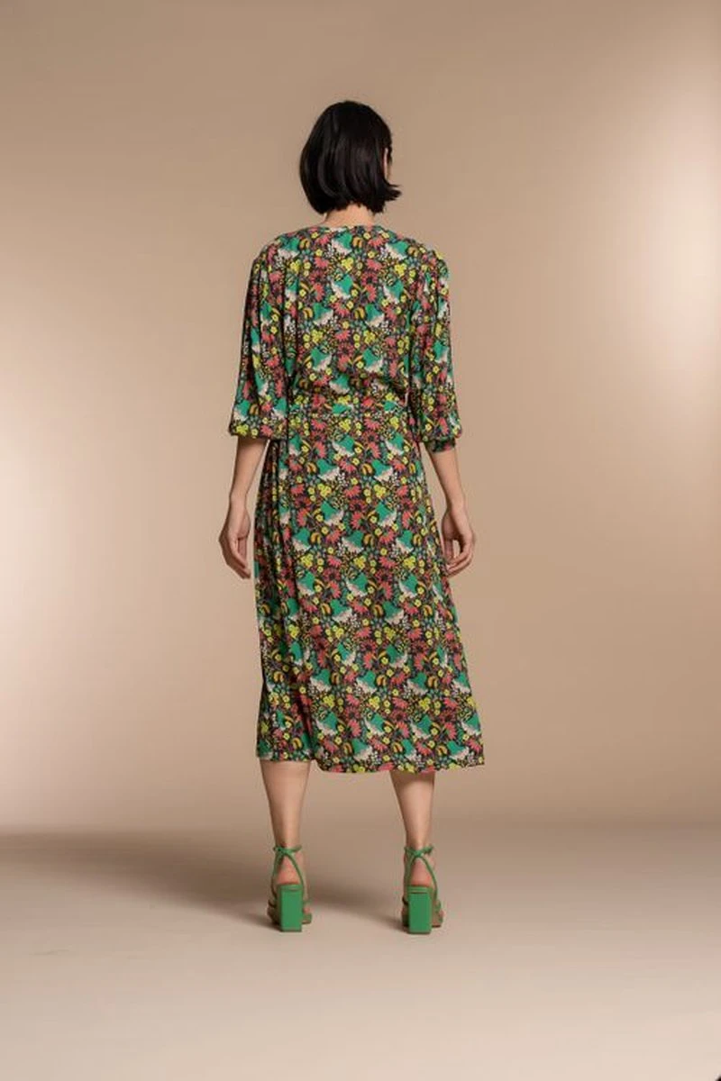 Geisha - Jurk - Groen 7 Geisha - Jurk - Groen - Afbeelding 5