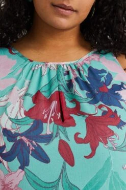 WE Fashion Dames Maxi-jurk Met Dessin - Curve -Trendyo Trendy Winkel 800x1200 1221