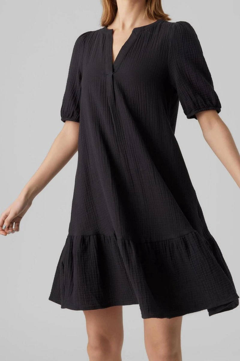 VERO MODA VMNATALI 2/4 ABK DRESS Dames Jurk - Maat M 4 VERO MODA VMNATALI 2/4 ABK DRESS Dames Jurk - Maat M - Afbeelding 2