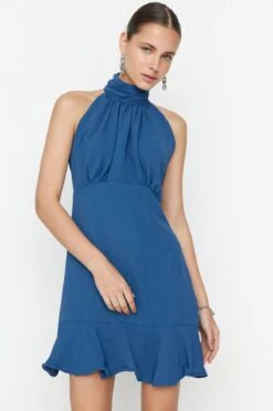 Trendyol Vrouwen Standaard Mouw Halternek A-lijn Jurk -Trendyo Trendy Winkel 800x1200 1263