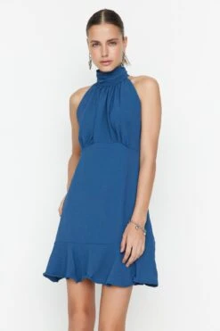 Trendyol Vrouwen Standaard Mouw Halternek A-lijn Jurk -Trendyo Trendy Winkel 800x1200 1264