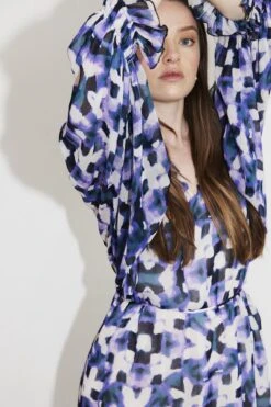 Freebird Wv-aop-ethnic-vis-23- Jurken Dames - Kleedje - Rok - Jurk - Paars - Maat S -Trendyo Trendy Winkel 800x1200 1273