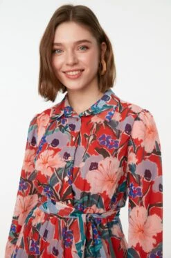 Trendyol Vrouwen Standaard Mouw Reverskraag Basis Jurk -Trendyo Trendy Winkel 800x1200 1376