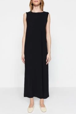 Trendyol Vrouwen Standaard Mouw Ronde Hals Verschuiving Jurk -Trendyo Trendy Winkel 800x1200 1395