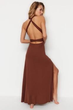 Trendyol Vrouwen Standaard Mouw V-hals Verschuiving Jurk -Trendyo Trendy Winkel 800x1200 1418